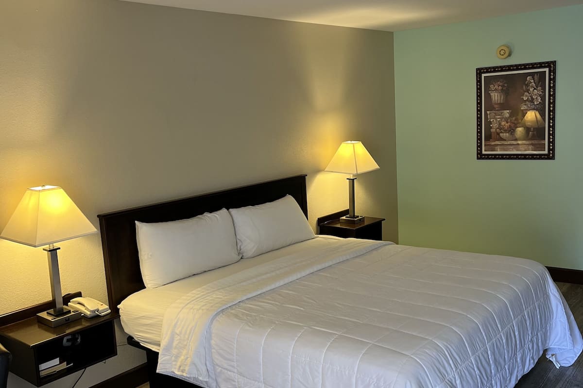 Standard Room, 1 King Bed, Refrigerator & Microwave | Desk, iron/ironing board, free WiFi
