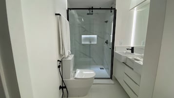 Suíte estúdio executiva | Frigobar, cofres nos quartos, individualmente mobiliados