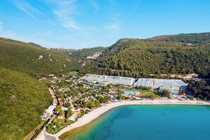 Aerial view - Camping Oliva Mobile Homes (Labin)