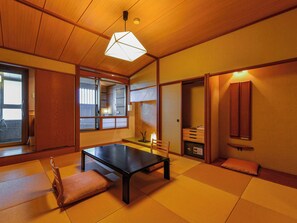 Japanese Room with Open-Air Hot Spring Bath,10 or 12 and half Tatami Mats - 38sqm, Non Smoking | In-room safe, free WiFi, bed sheets - Hokuriku Fukui Awara Onsen Mimatsu (Awara)