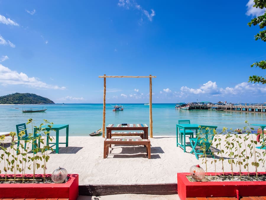 Utsikt fra overnattingsstedet