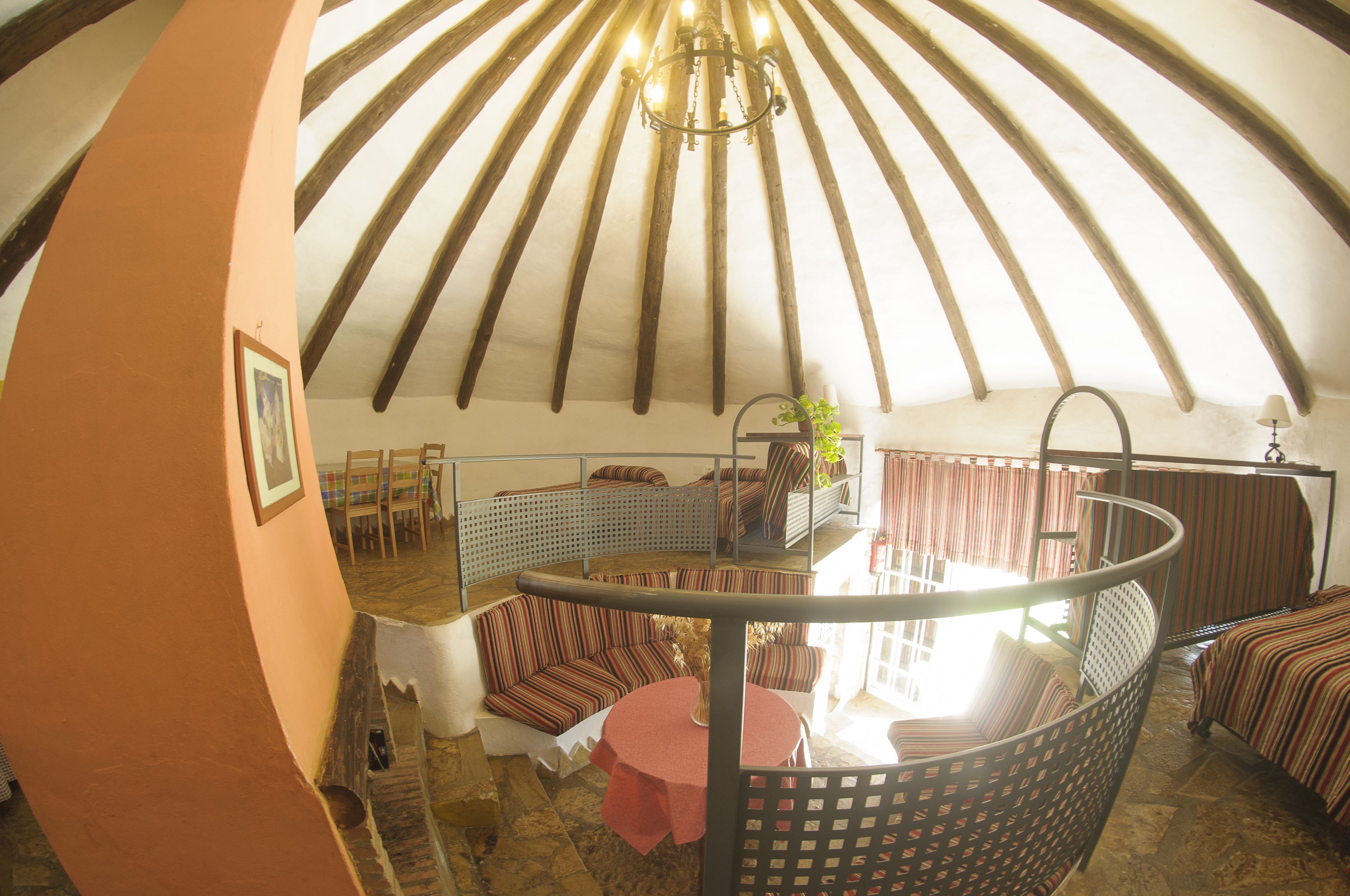 cabin (10 pax) | living room | fireplace