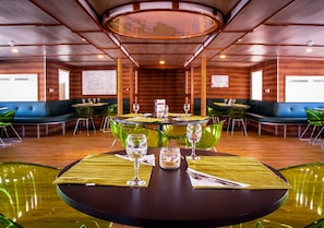 Mediterranean cuisine, sea views