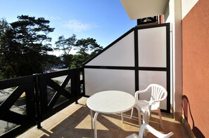 Tweepersoonskamer, uitzicht op zee | Balkon