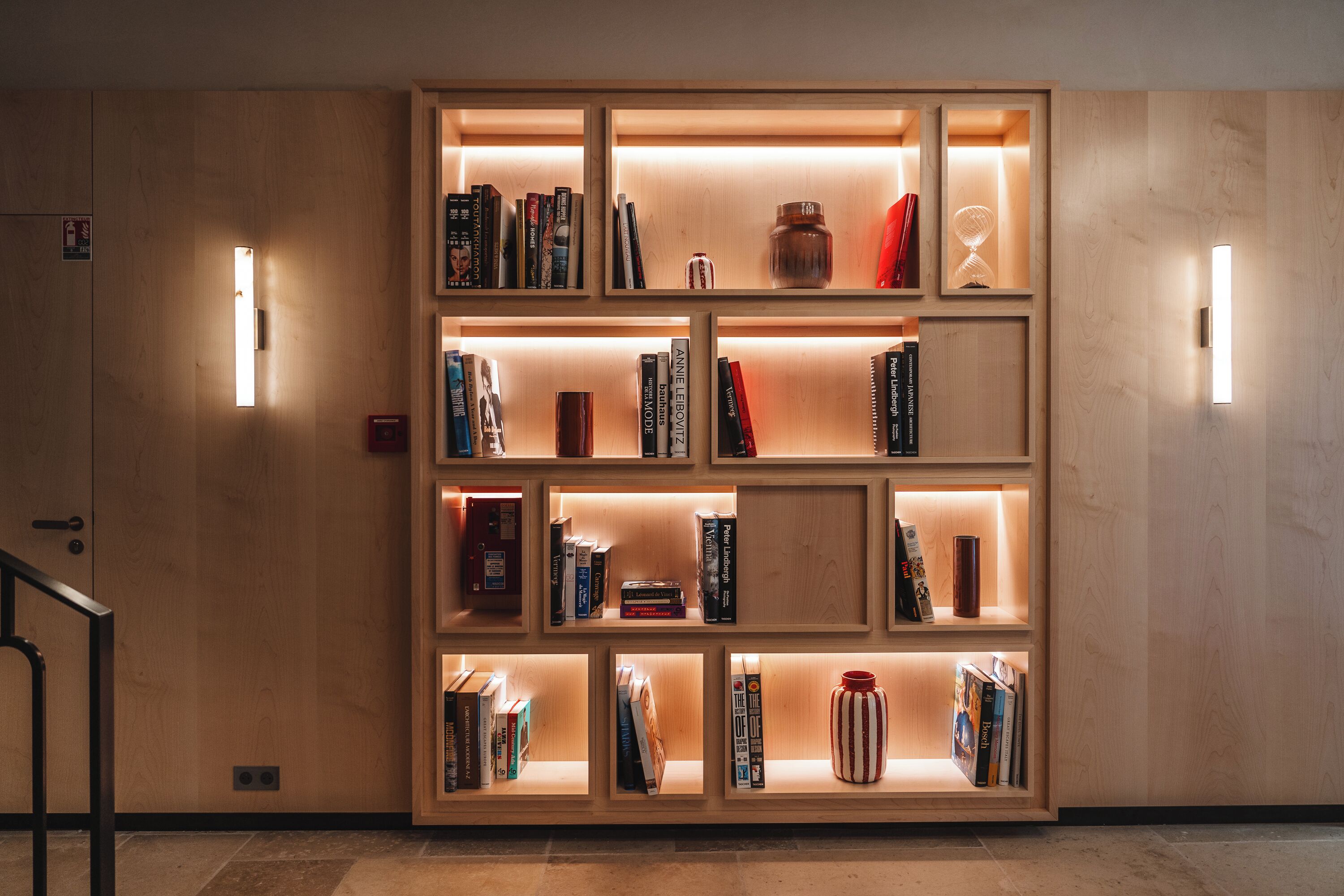 handrails in hallways