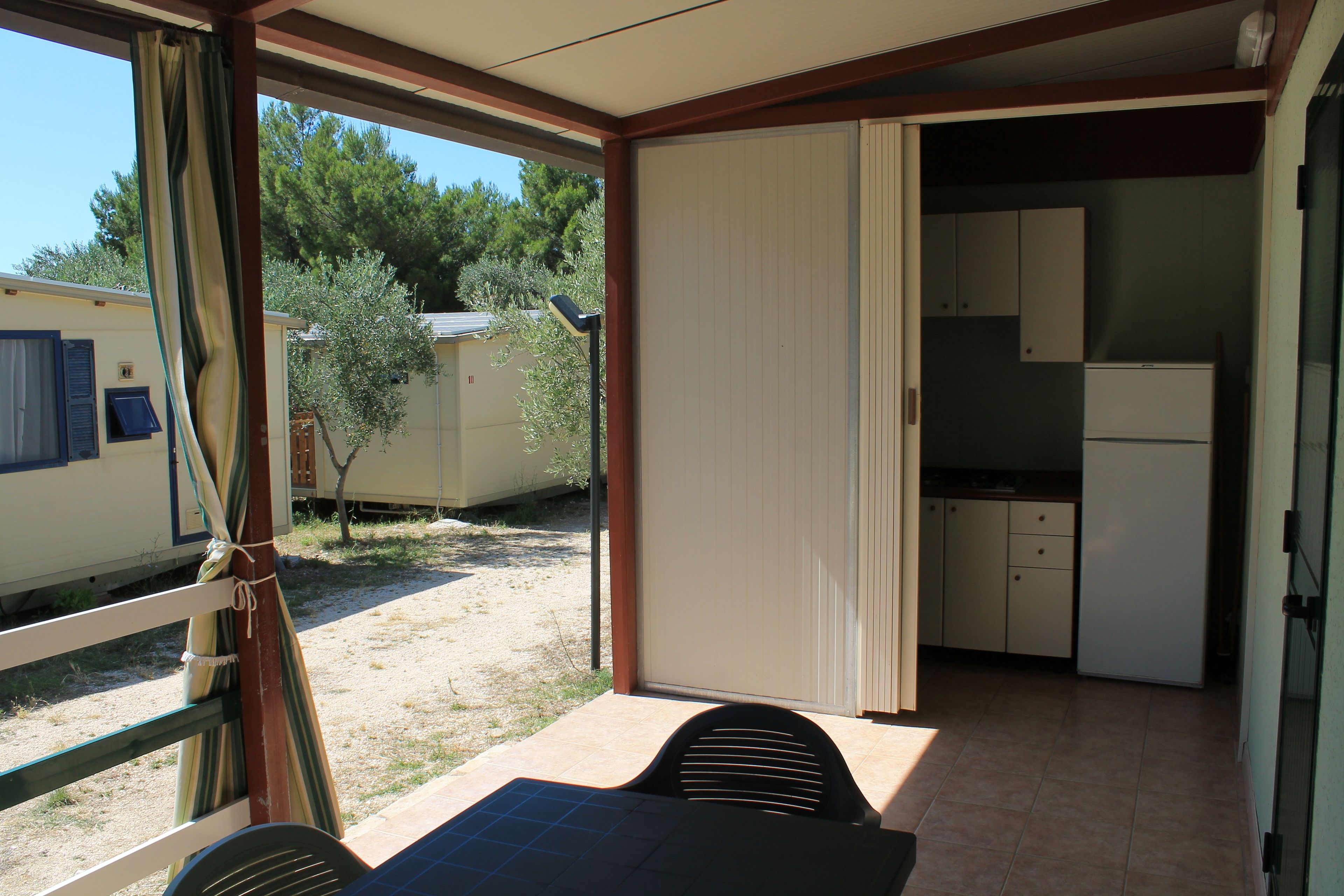 Stacaravan, 2 slaapkamers | Privékitchenette