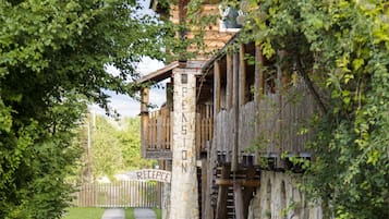 A szálláshely külső területei