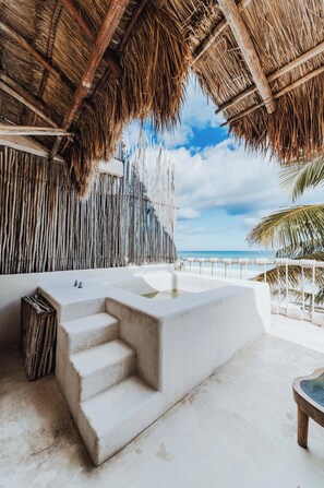 Sunrise Master Suite | Balcony - Dune Boutique Hotel located at the party zone (Tulum)