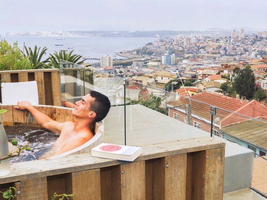 Bañera de hidromasaje exterior