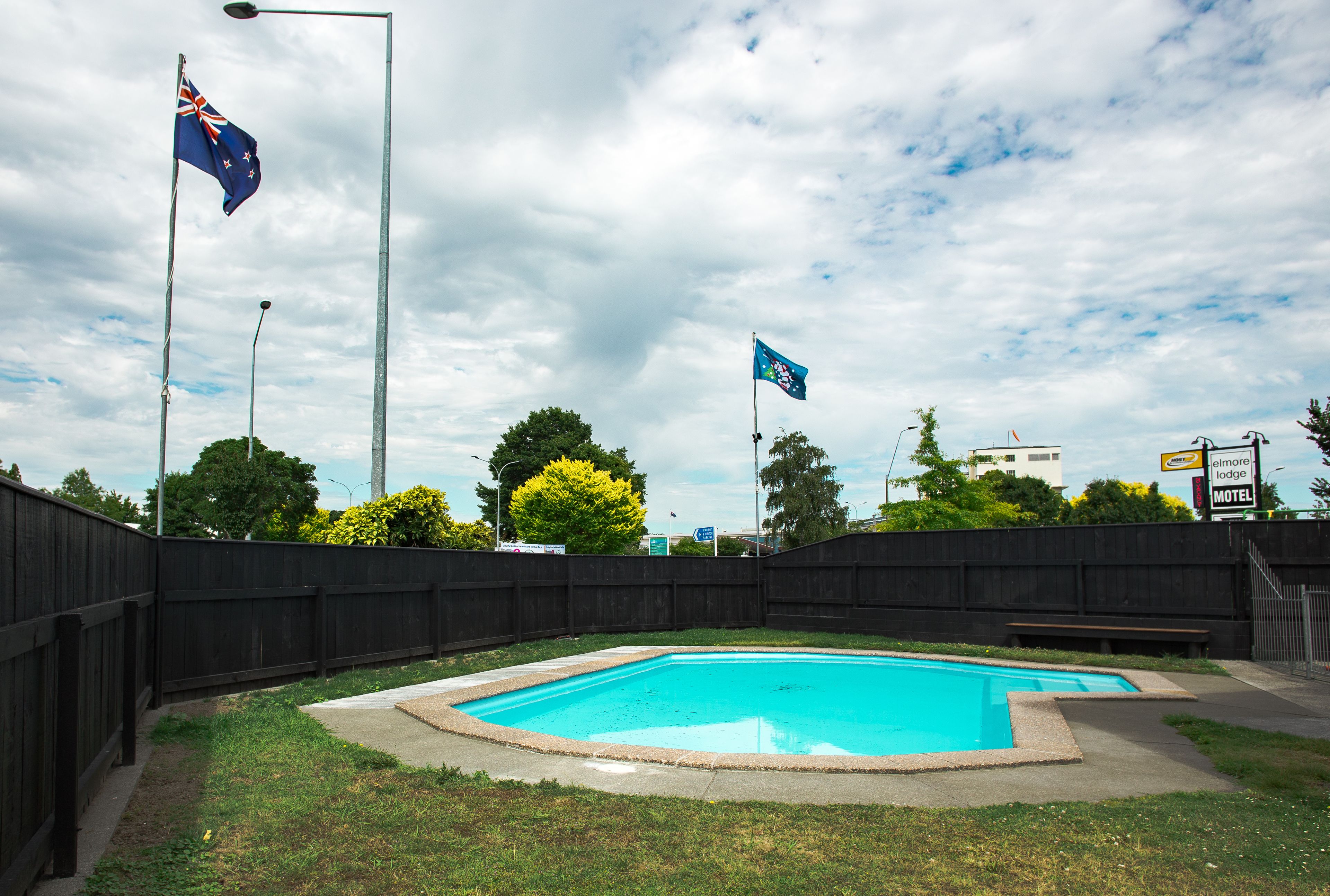 Seasonal outdoor pool
