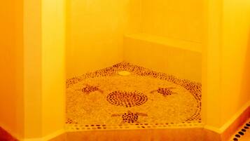 Estudio Deluxe, 1 habitación, hidromasaje, vista al océano | Regadera en el baño
