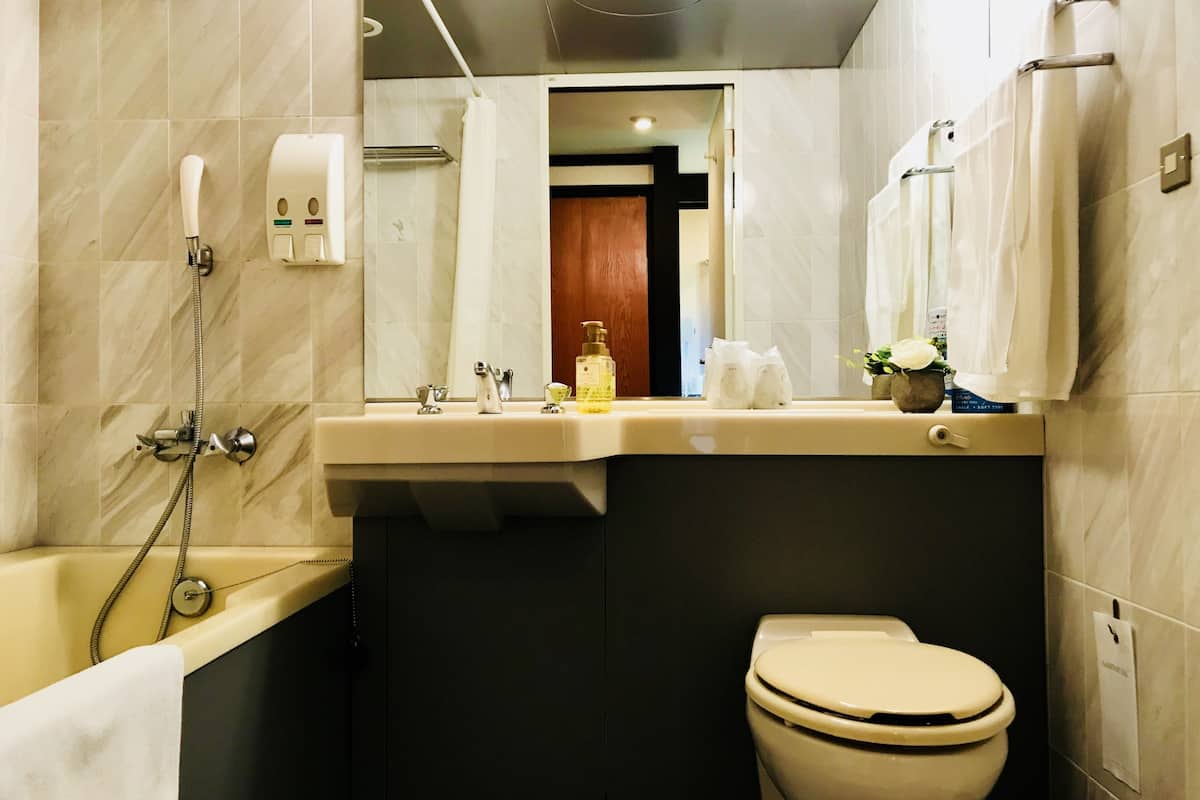 family room, 2 bedrooms, annex building | bathroom | free toiletries, hair dryer, slippers, towels