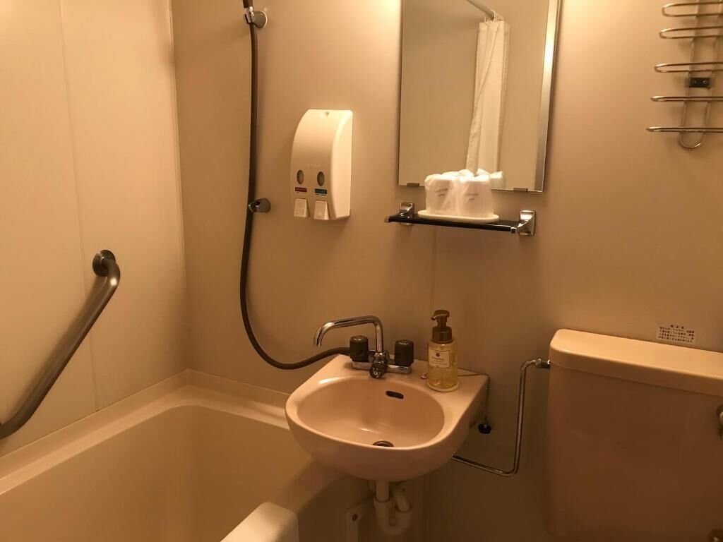 free toiletries, hair dryer, slippers, towels