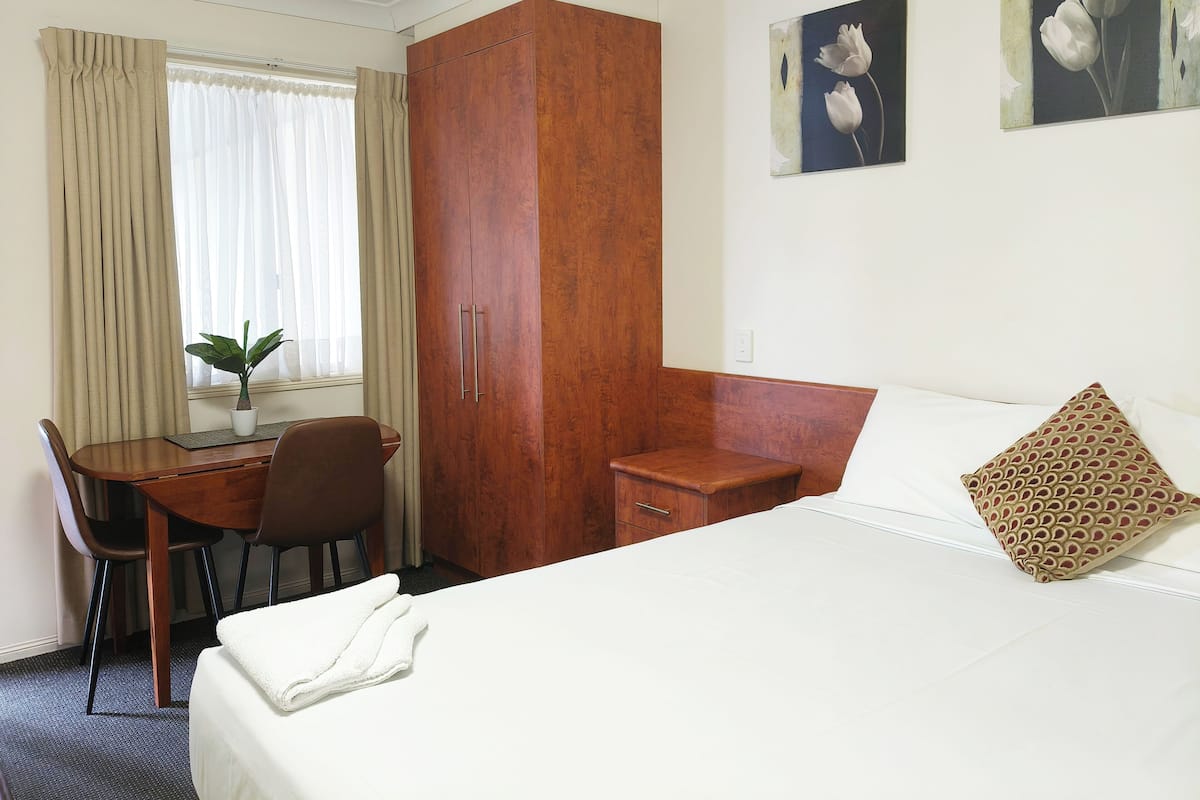 Premium bedding, Select Comfort beds, individually furnished, desk