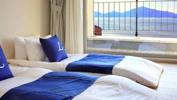 Habitación superior (Korean Ondol) | Sábanas de algodón egipcio, ropa de cama de alta calidad y edredón
