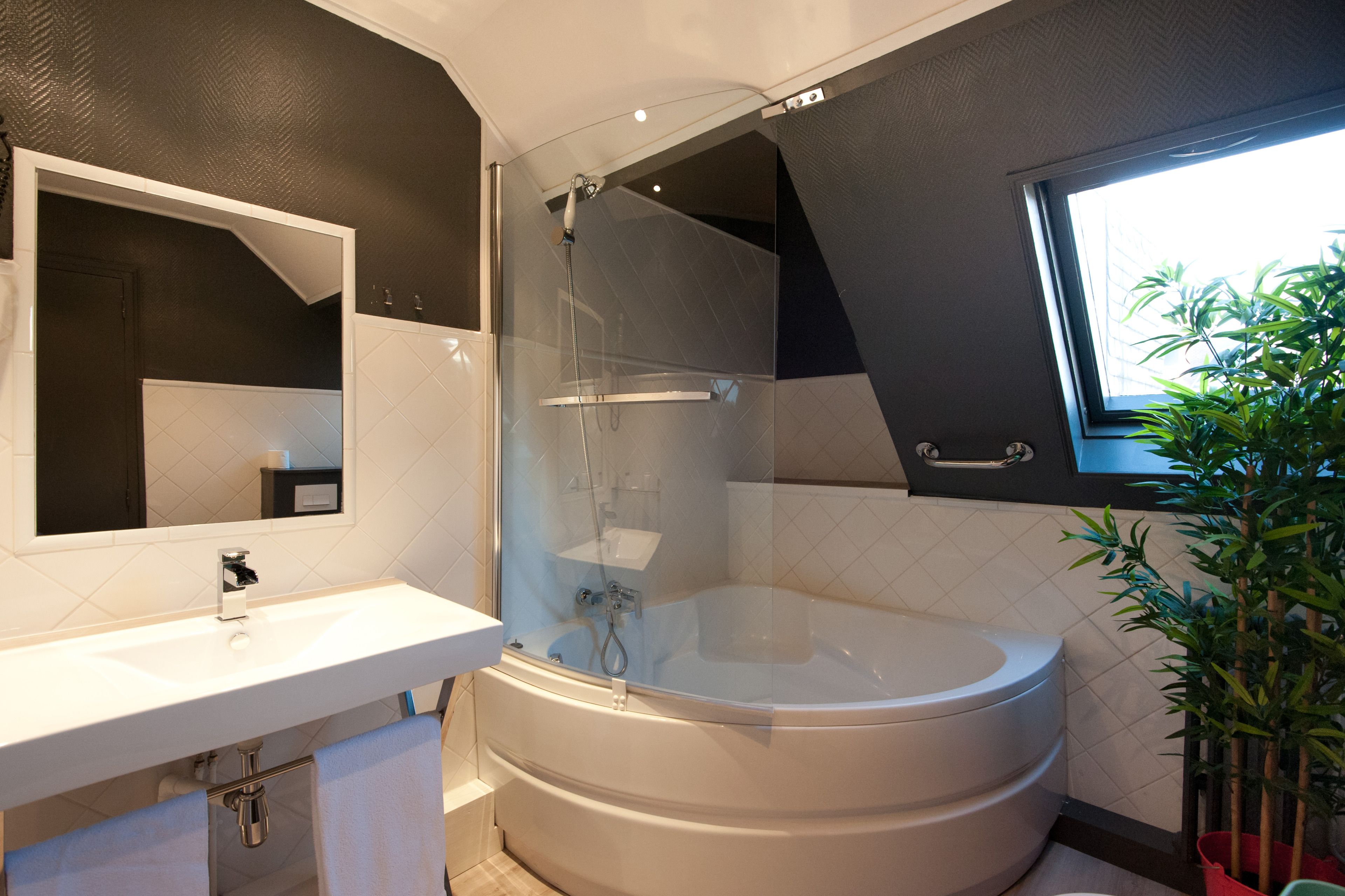 free toiletries, hair dryer, towels