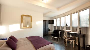 Double Room, Courtyard View | Premium bedding, memory foam beds, desk, soundproofing