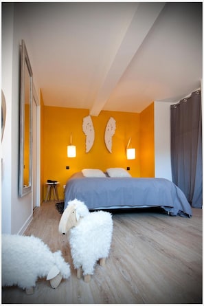 Doppelzimmer, Blick auf den Innenhof