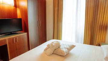 Minibar, in-room safe, desk, blackout curtains