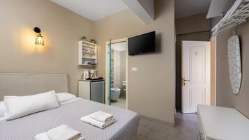 Blackout curtains, soundproofing, iron/ironing board