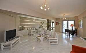 Sala de estar en el lobby