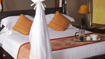 Premium bedding, pillowtop beds, in-room safe, desk