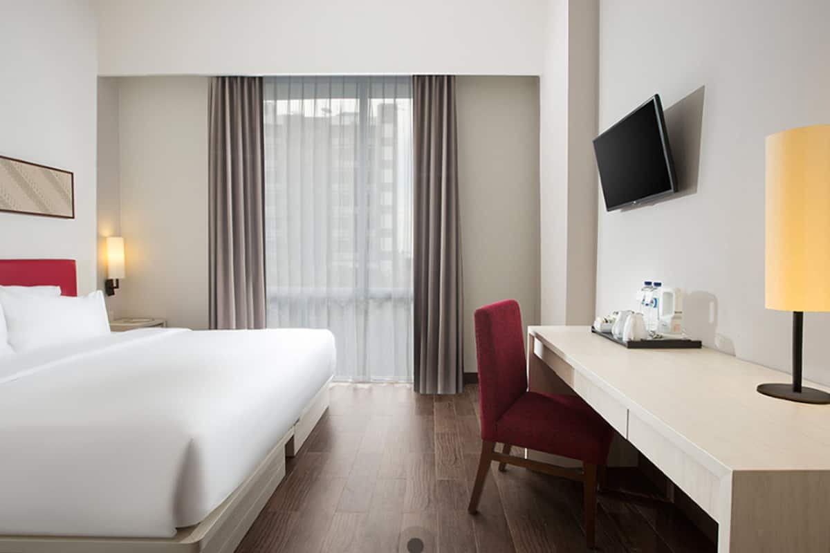 Minibar, in-room safe, desk, blackout curtains