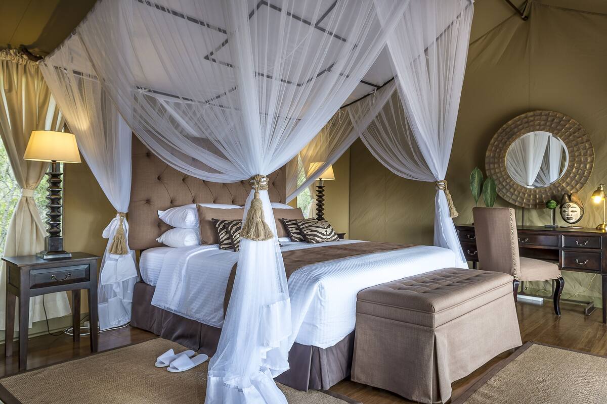 Luxury Tent | Premium bedding, minibar, in-room safe, desk