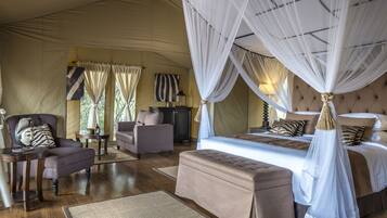Luxury Tent | Premium bedding, minibar, in-room safe, desk