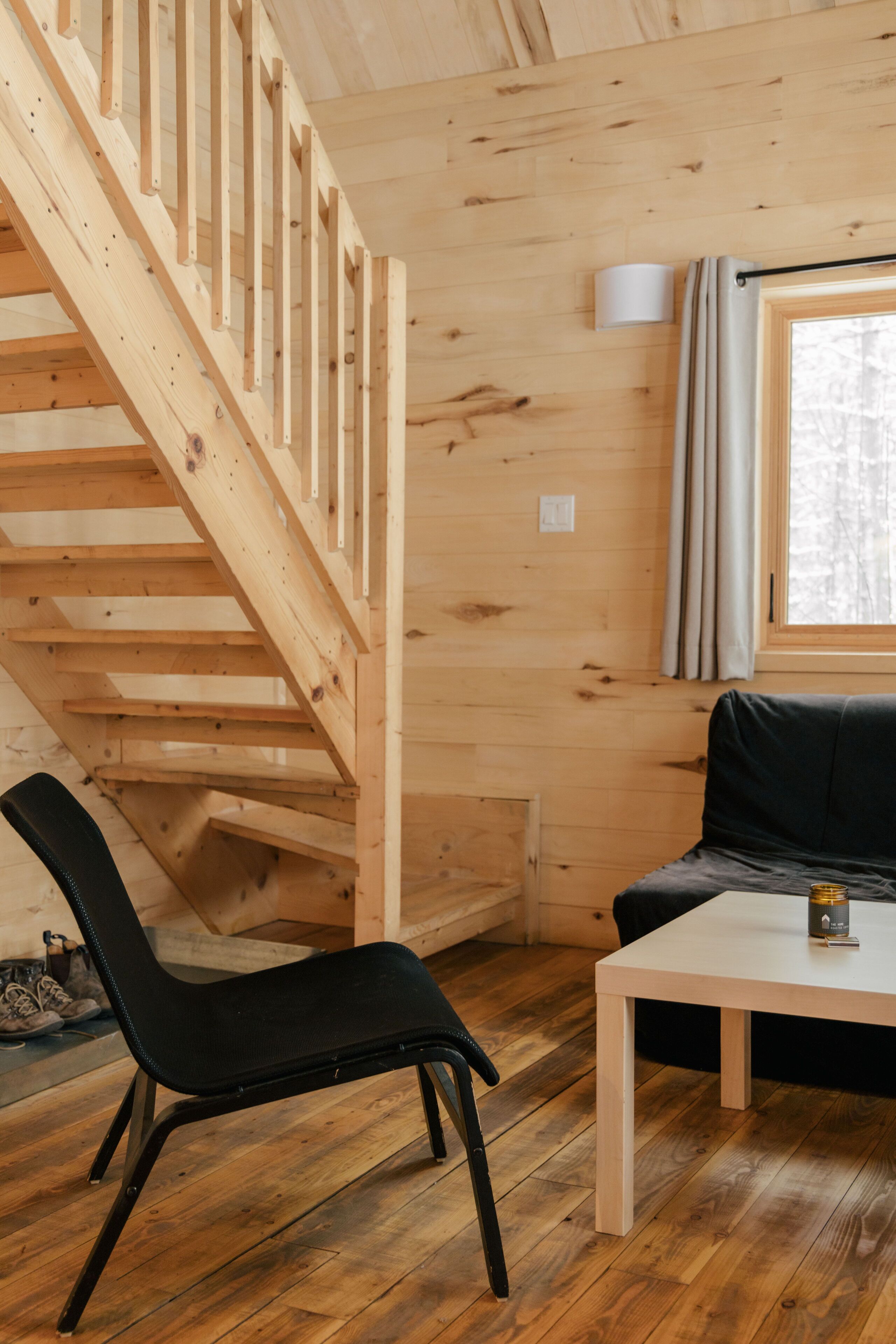 chalet, kitchen | living area