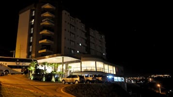 Front of property – evening/night