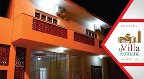 Front of property – evening/night