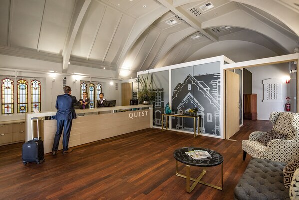 Interior entrance