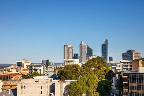 Stadsuitzicht vanuit accommodatie
