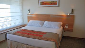 Minibar, in-room safe, desk, blackout curtains