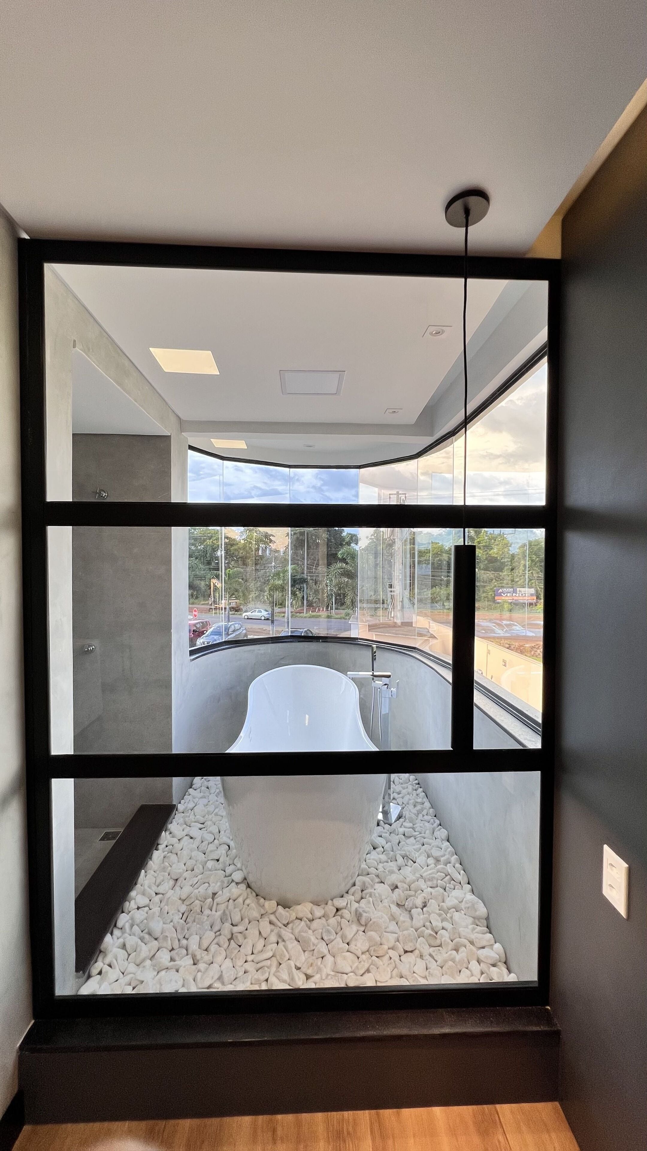 suite casal premium | bathroom | shower, hair dryer, towels