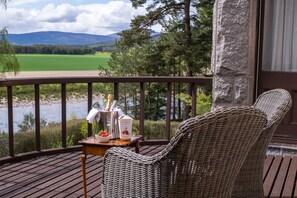 Superior Suite, Balcony, River View (Two) | Balcony view - Lys-Na-Greyne Country House (Aboyne)
