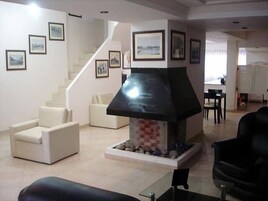 Sala de estar en el lobby