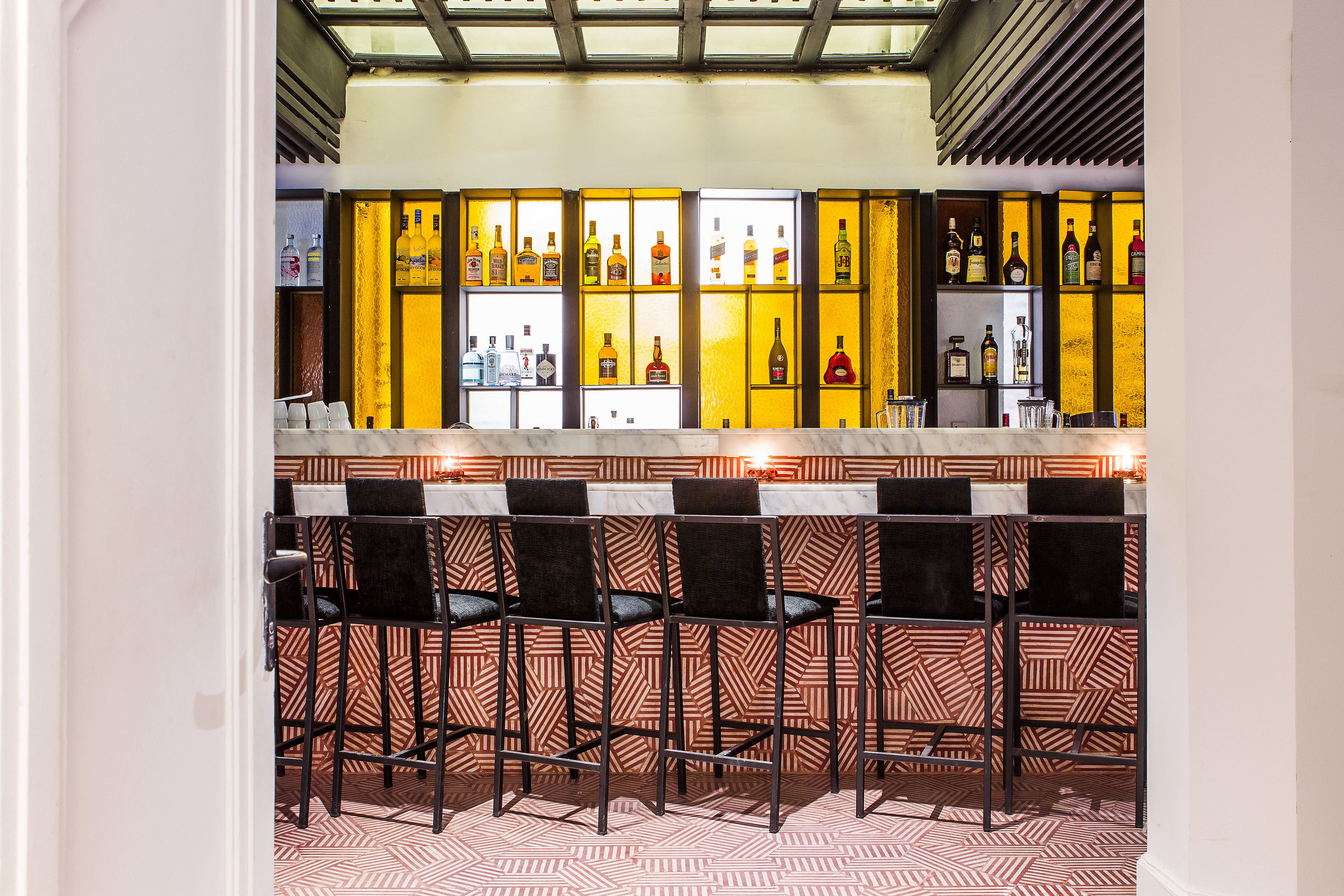 rooftop bar, pool views, open daily