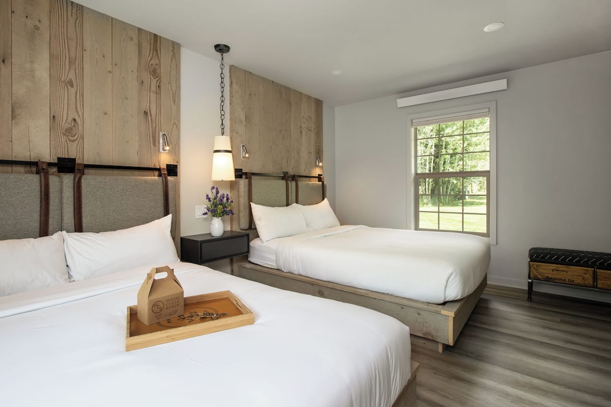 Twin Cabin (2 Queen, Kitchen) | Vista a la montaña