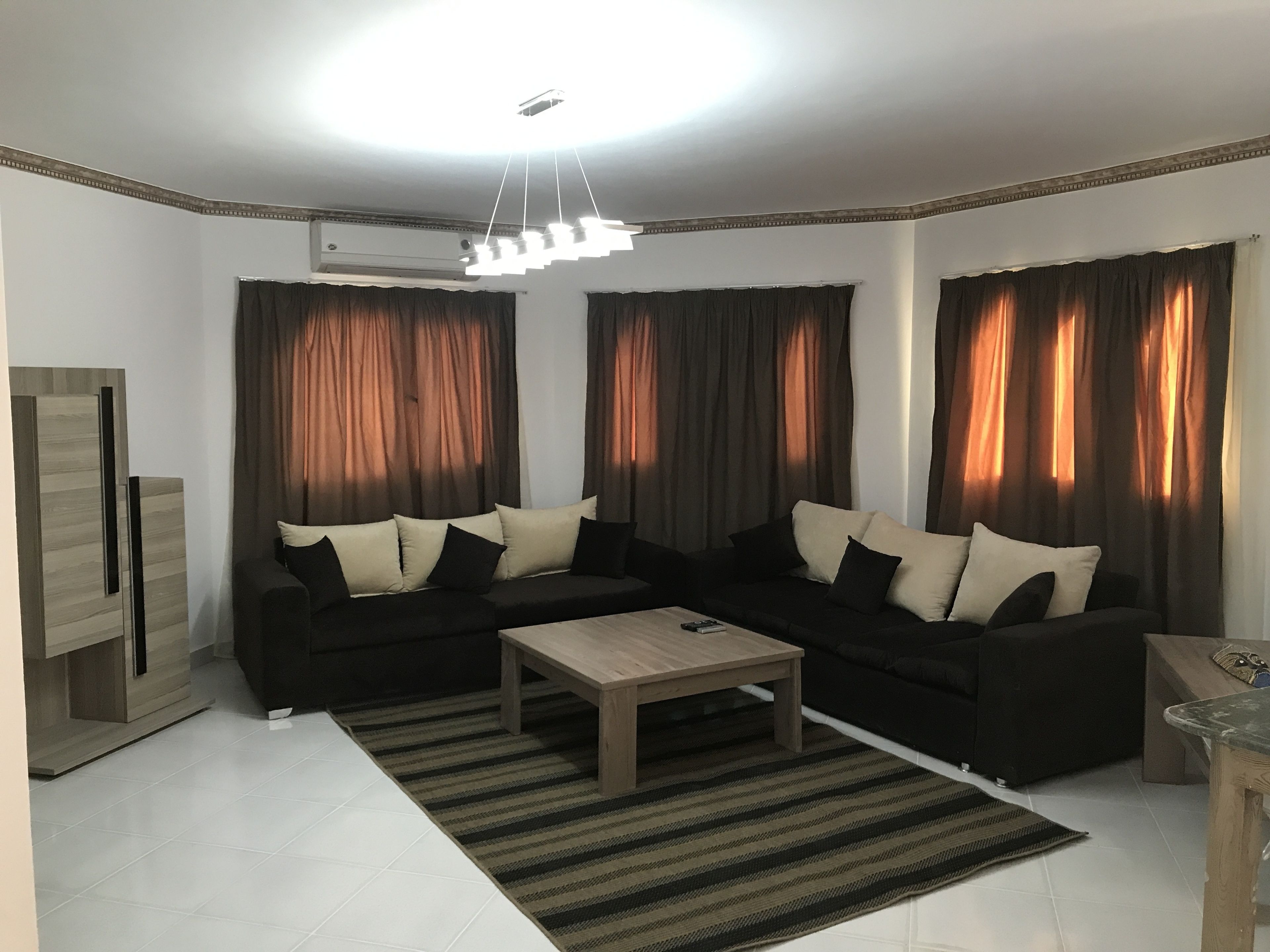 standard apartment, 1 bedroom, 406 | living room | 32-inch tv with satellite channels