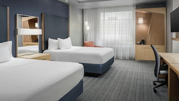 Room, 2 Queen Beds, Non Smoking | In-room safe, desk, iron/ironing board, free cots/infant beds