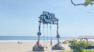 En la playa, traslado desde/hacia la playa gratis
