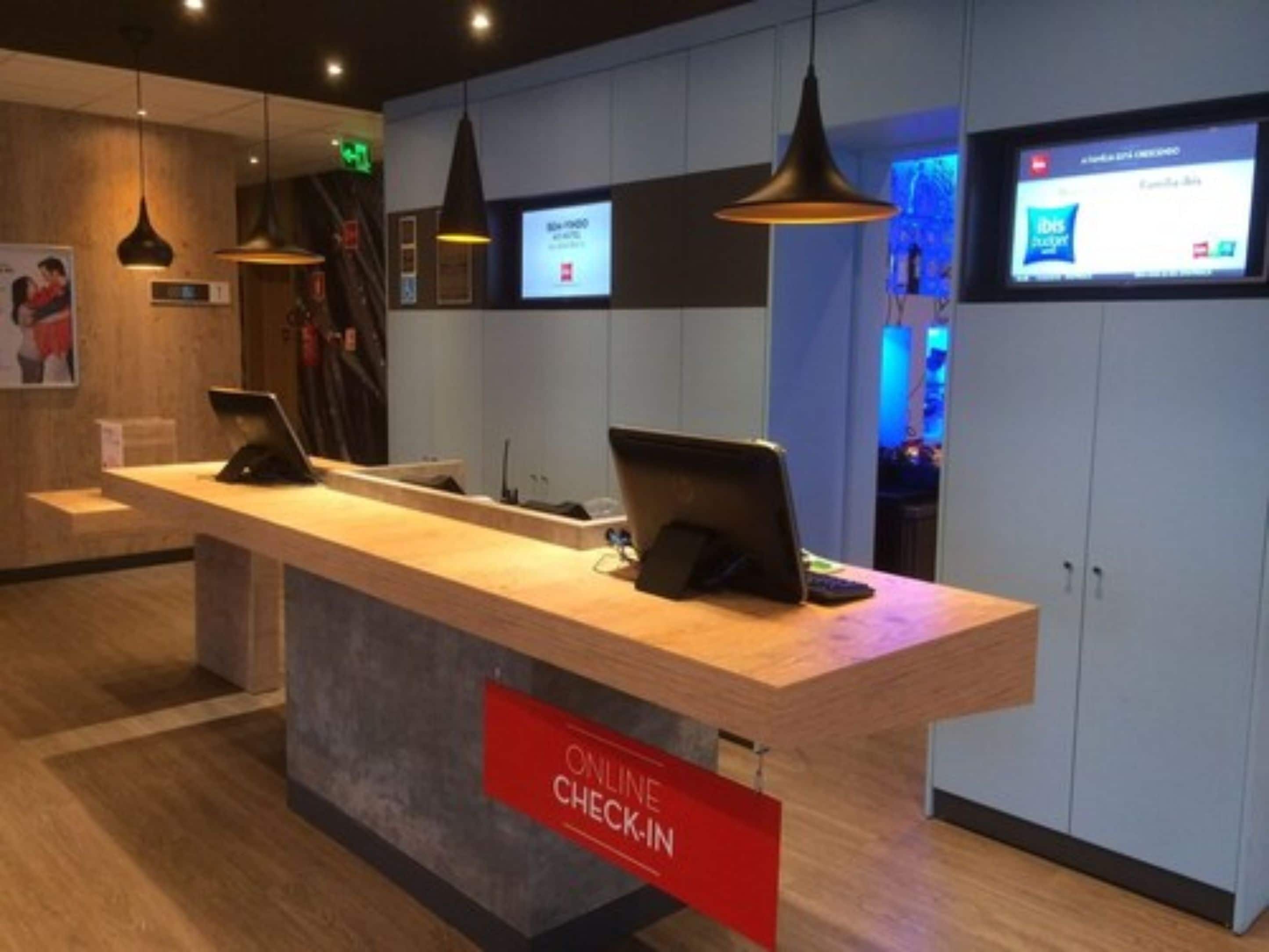 check-in/check-out kiosk