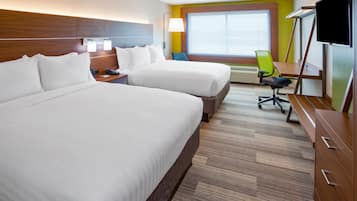 Rom – standard, 2 queensize-senger | Sengetøy i egyptisk bomull, sengetøy av topp kvalitet og safe på rommet