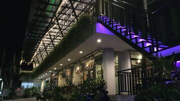 Front of property - evening/night