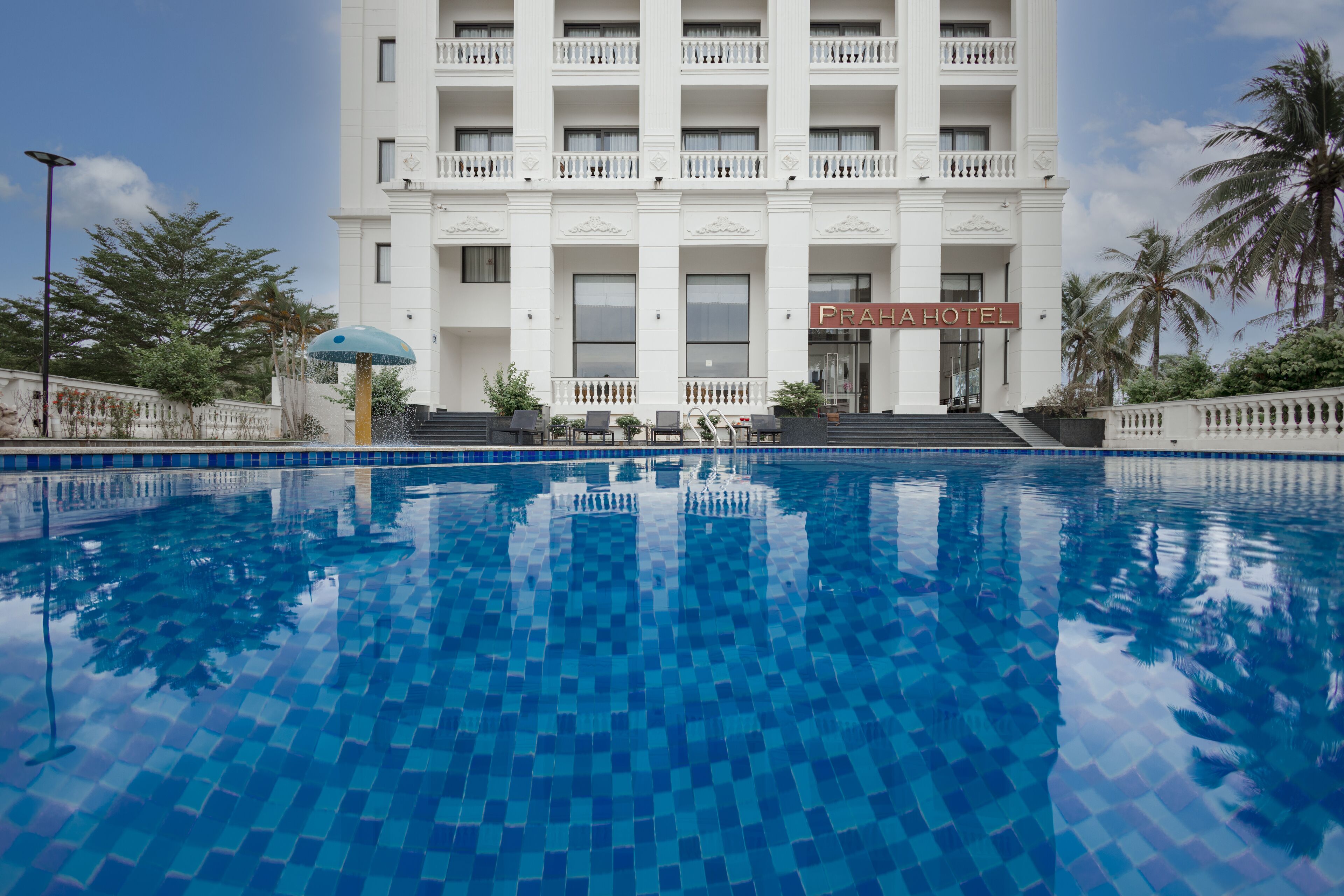 front of property – evening/night