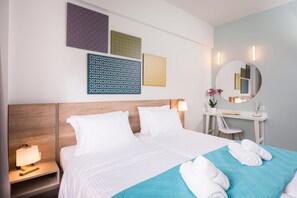 Superior Apartment | In-room safe, desk, blackout drapes, iron/ironing board - Irini Stalos Apartments (Chania)