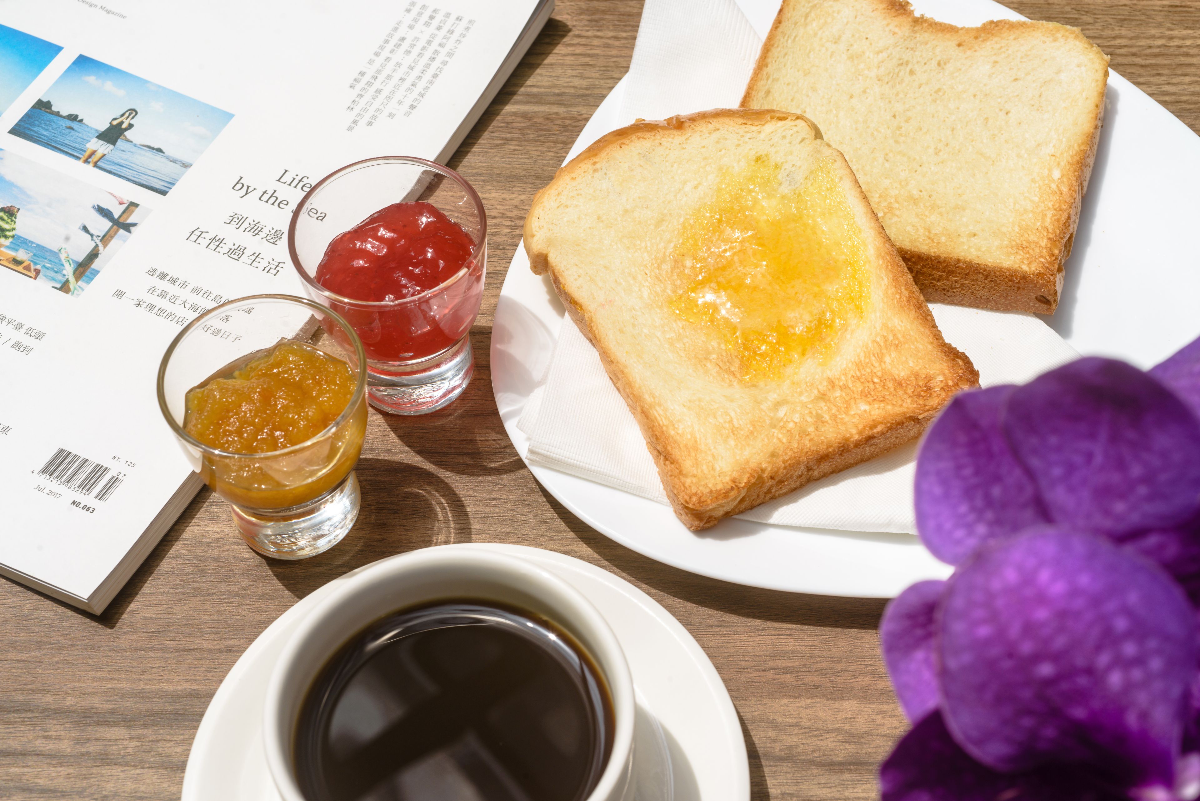 朝食ビュッフェ
