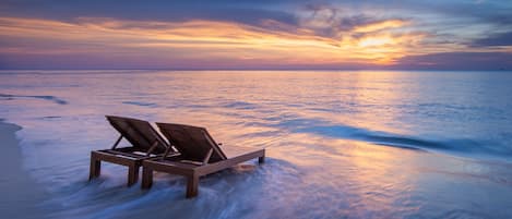 Private beach, scuba diving